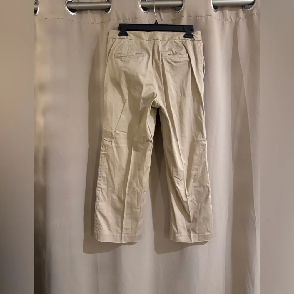 Liz Claiborne Beige Ankle Trousers